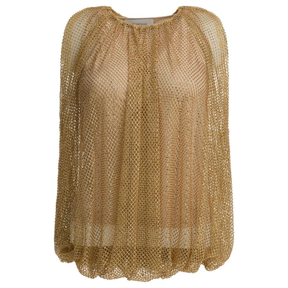 Max Mara Sportmax Sleeveless Mesh Top Tag Size M Women